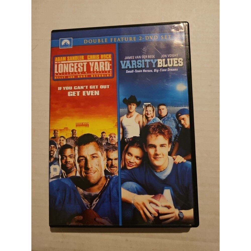 Longest Yard/Varsity Blues (DVD) Adam Sandler Chris Rock James VAN Der BEEK